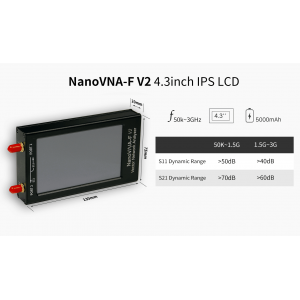 NanoVNA-F V2 3GHz Mini Vector Network Analyzer